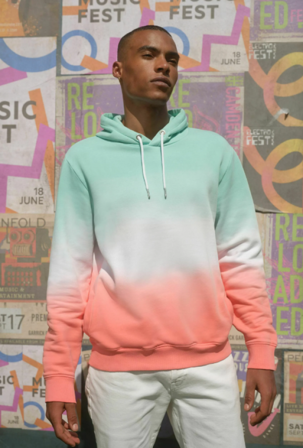 Hoodie Dip-dye Ombre